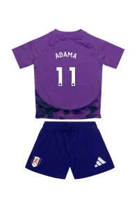 Fotbalové Dres Fulham Adama Traore #11 Dětské Třetí Oblečení 2024-25 Krátký Rukáv (+ trenýrky)